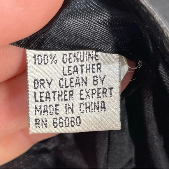 Parallel Black Lambskin Leather Shirt/Jacket fitted shacket  Size 4 (Small) - Picture 14 of 14